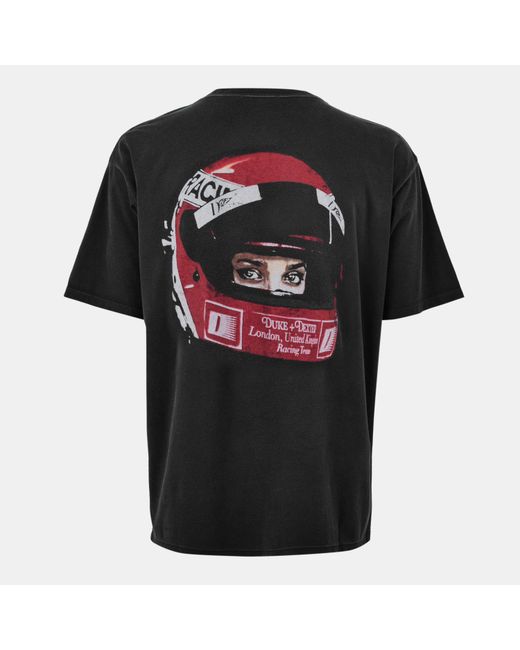 Duke & Dexter Black Oversized T-Shirt for men