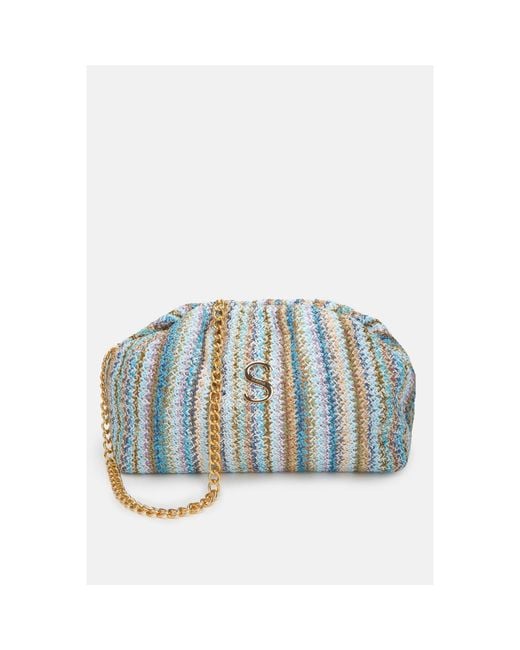 Sorena Blue Clutch Bag