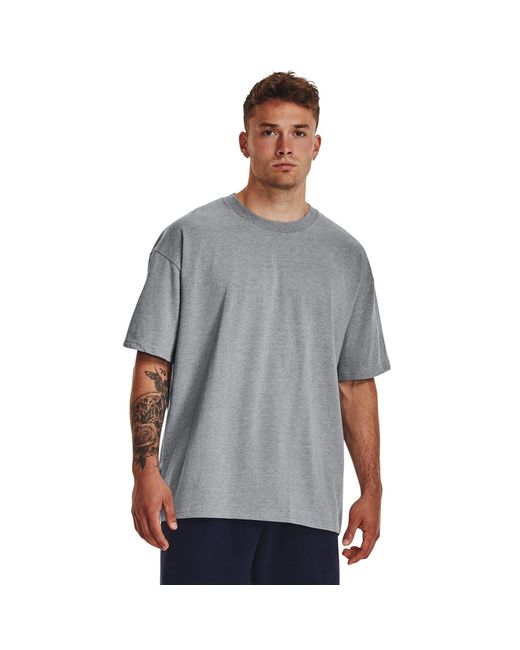 Under Armour Gray Short-Sleeve Performance Gym Top for men