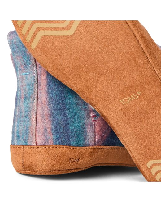 TOMS Blue Lola Slip Ladies