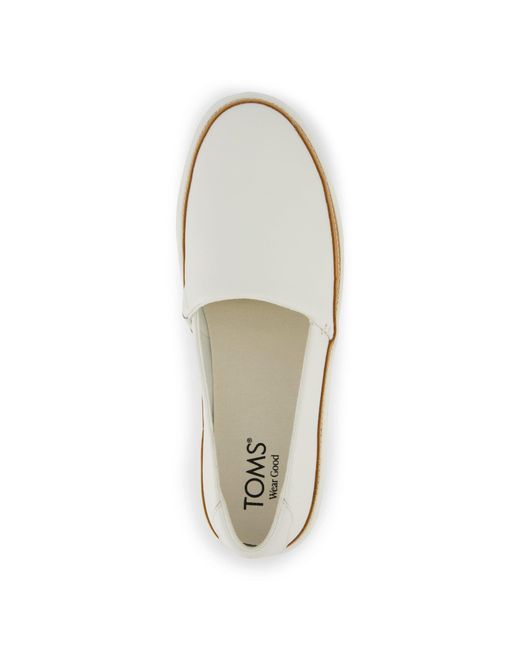TOMS White Kameron Slip On Shoes