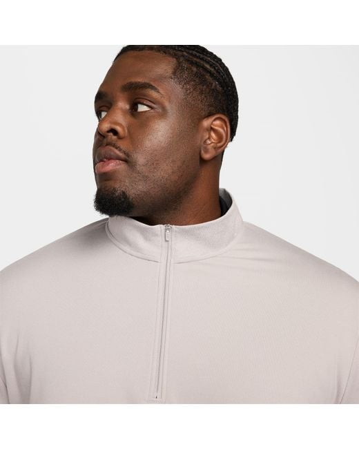 Nike Gray Tour Half Zip Golf Top for men