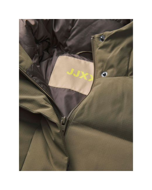 JJXX Green Global Short Puffer Jacket