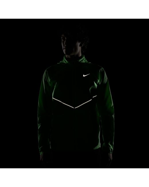 Nike Green Miler Repel Running Jacket for men