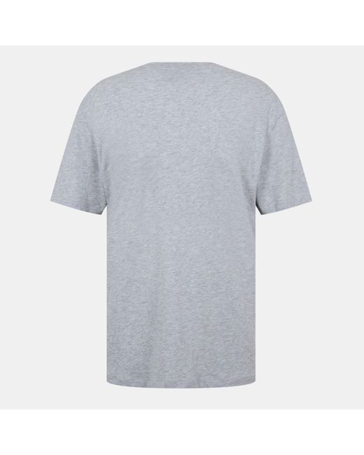HUGO Blue Iconic Logo Short Sleeve T-Shirt for men