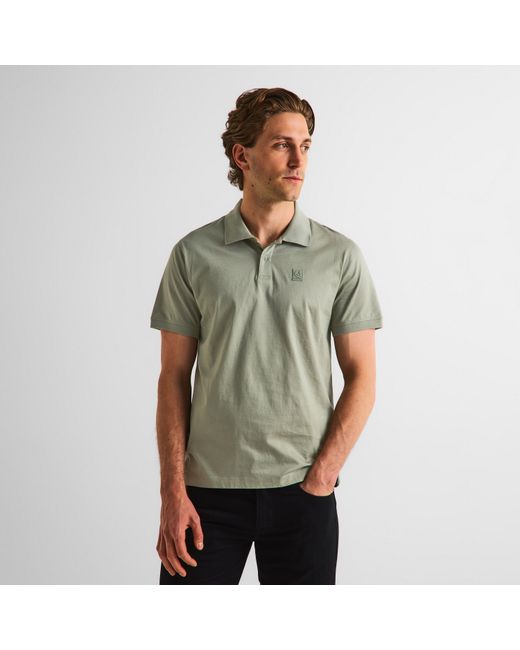 Belstaff Green Steel Short Sleeve Polo Shirt for men