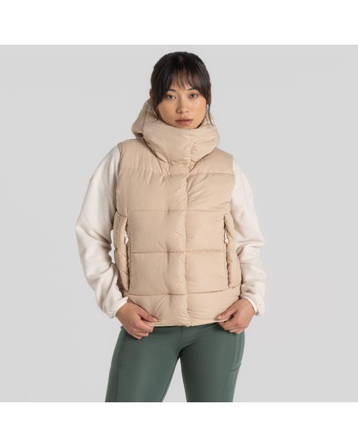 Craghoppers Natural Eilish Hooded Sleeveless Gilet