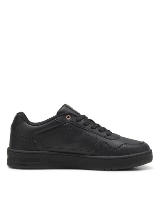 PUMA Black Court Classy Trainers