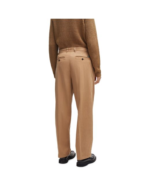 Boss Brown Kaiden Straight Leg Trouser for men