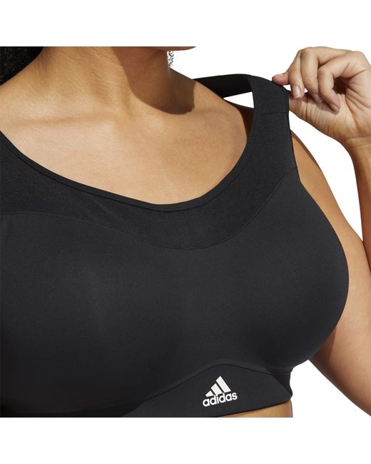 Adidas Black Tlrd Impact Training High-Support Bra (Plus Size)