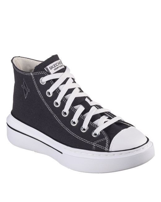 Skechers Blue Canvas Air Cooled Classic Low-Top Trainers