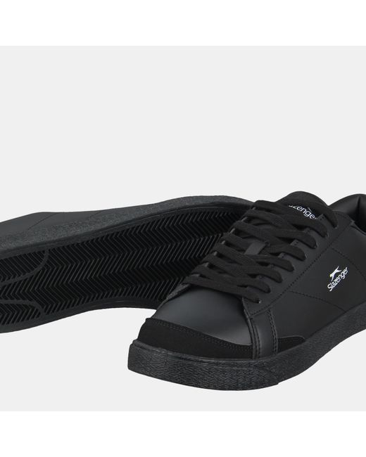 Slazenger 1881 Black Court Trainers for men