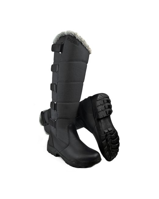 Brogini Black Kendal Insulated Winter Riding Boot