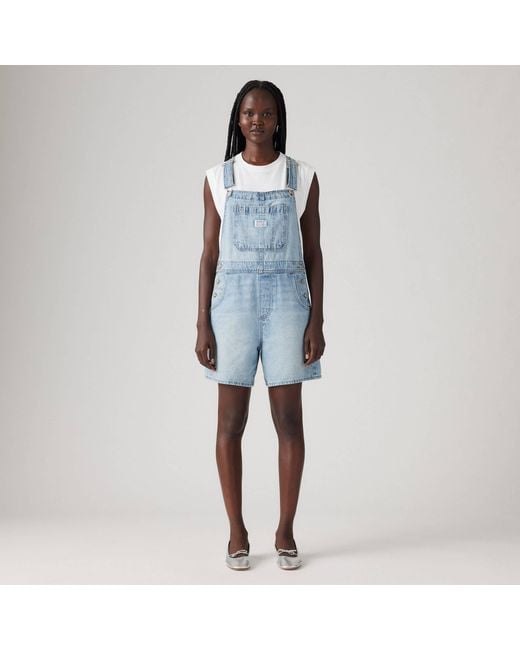 Levi's Blue Utility Summer Denim Shorts