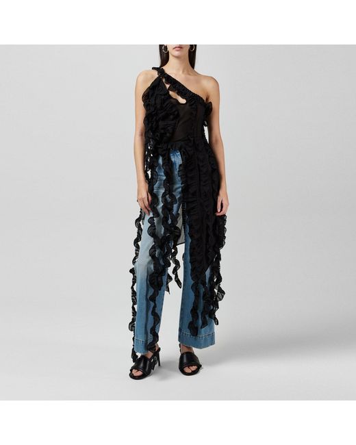 Amy Lynn Blue Suki Sleeveless Shirt