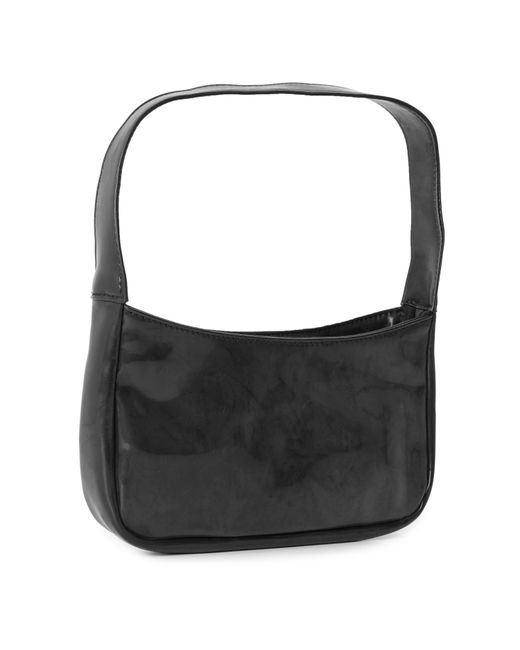 PUMA Black Patent Cat Shoulder Bag