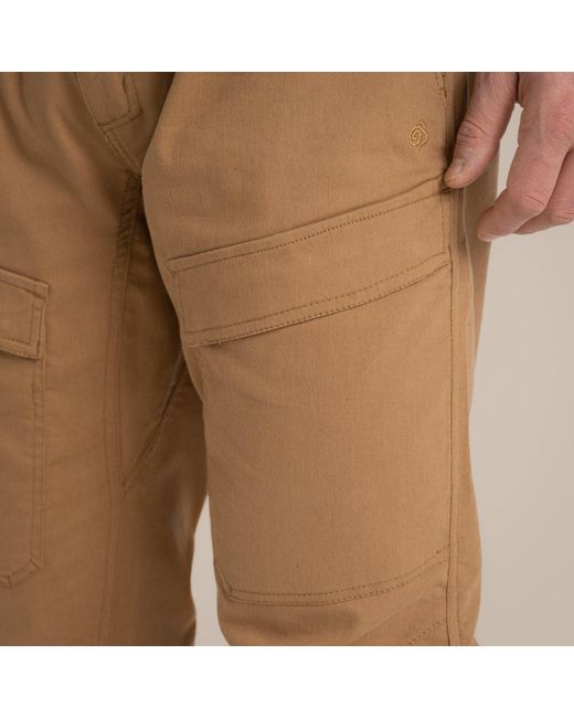 Craghoppers Brown Karst Straight Leg Trousers for men