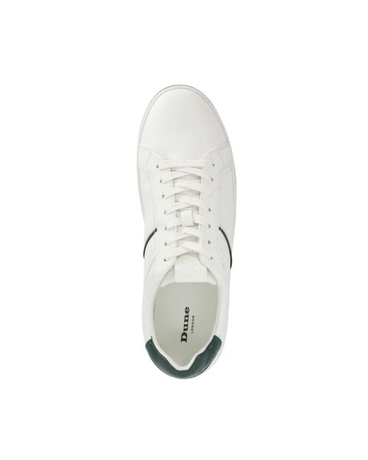 Dune White Low-Top Trainers for men