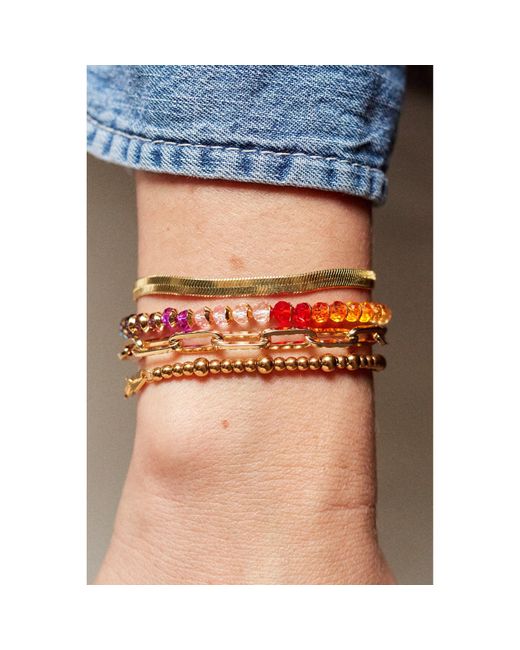 Anni Lu Metallic Goldhr Brclt Ld61