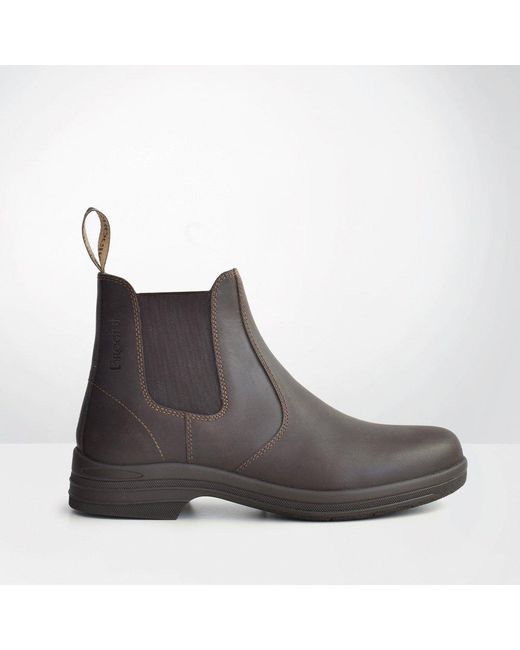 Brogini Brown Kingham Pull-On Water Resistant Yard Boots