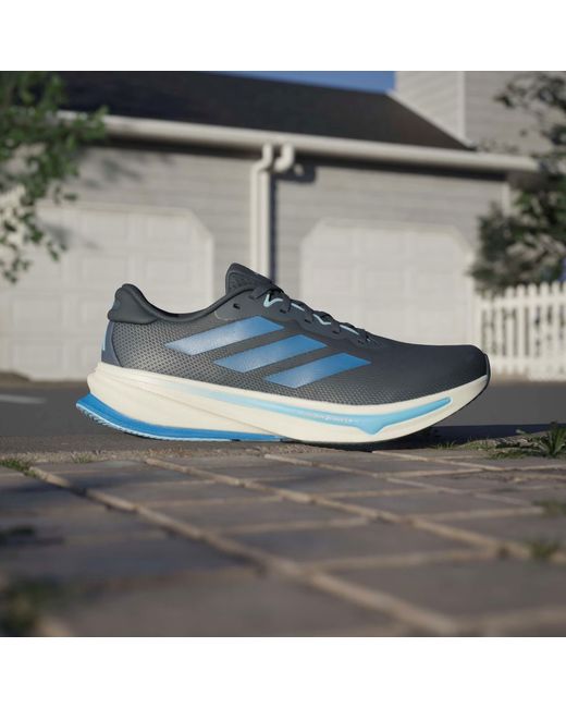 Adidas Blue Supernova Rise 2 Running Shoes for men