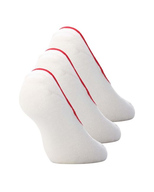 HUGO Pink 3 Pack Of Invisble Socks for men