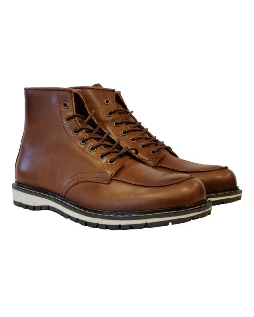 Firetrap Brown Wing Boots for men