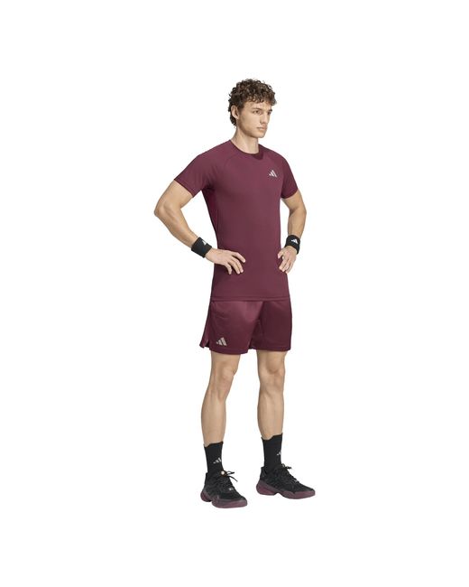 Adidas Purple Us Open Tee Sn63 for men