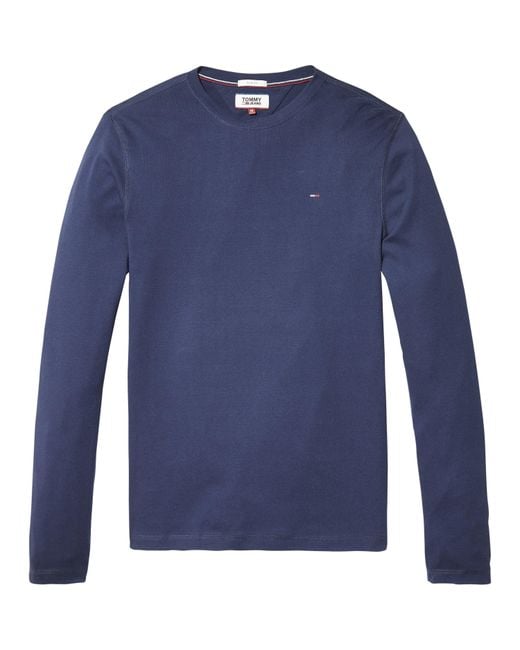 Tommy Hilfiger Blue Original Long Sleeve T Shirt for men