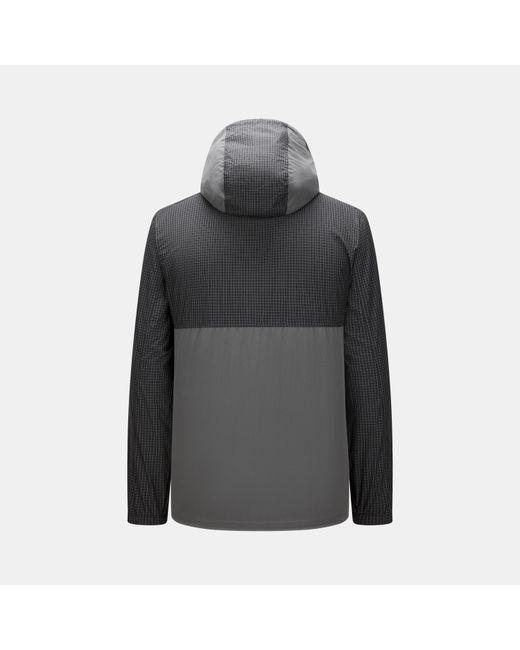 Firetrap Black Lightweight Wind Resistant Rain Anorak for men