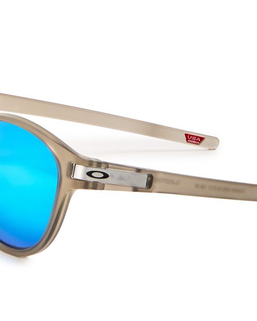Oakley Blue Latch Round Sunglasses for men