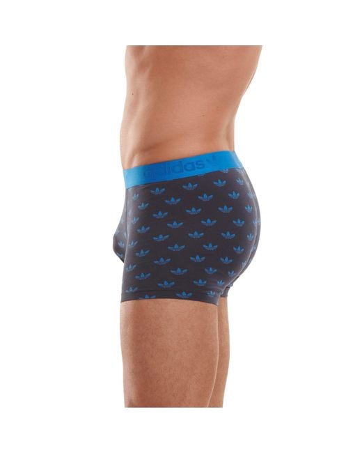 Adidas Originals Blue Originals Comfort Flex Cotton 2-Pack Boxer for men