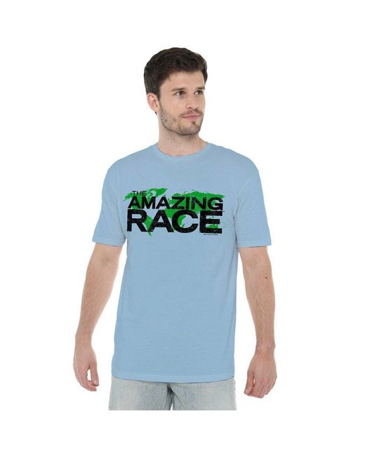 Other Blue Amazing Race Race World T Shirt for men