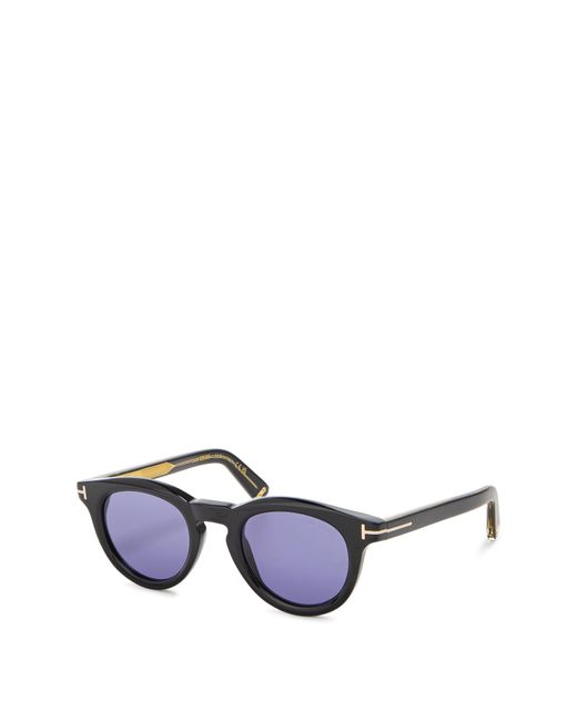 Tom Ford Blue Round Sunglasses for men