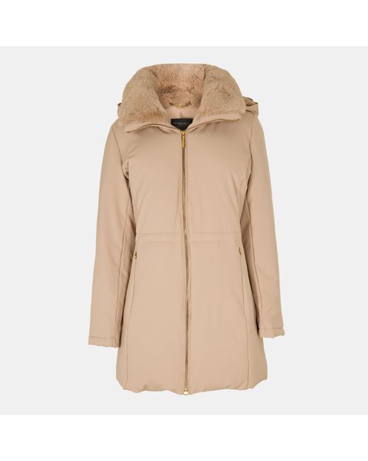 Donna Karan Natural Dkaran Short Lightweight Puffer Jacket