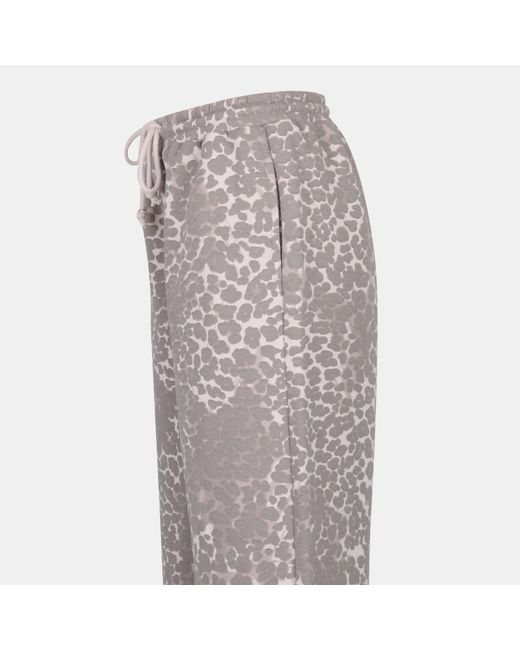 Miso Gray Open Hem Fleece Joggers