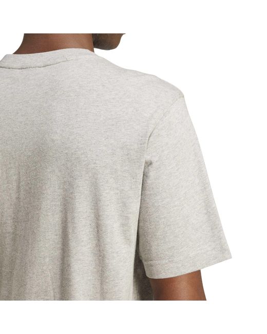 Adidas Gray Trefoil T-Shirt for men