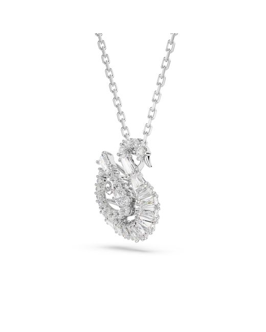 Swarovski White Swan Pendant
