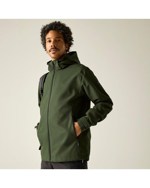 Regatta Green Oakhowe Waterproof Isotex Jacket for men
