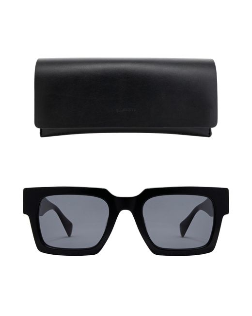 AllSaints Black Square Sunglasses for men