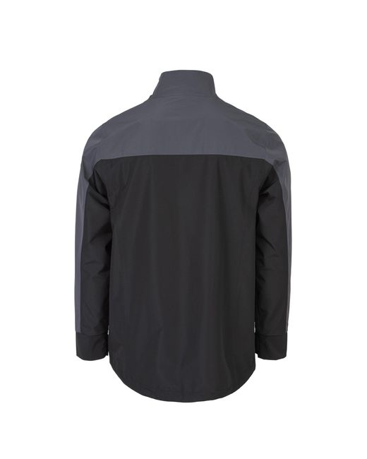 Slazenger 1881 Gray Golf Water Resistant Windproof Long Sleeve Funnel Neck Waterproof Jacket for men