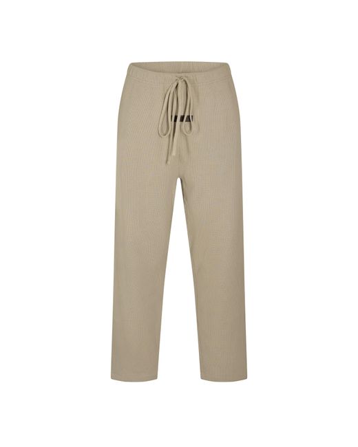 Fear Of God Natural Relaxed Sweatpants Closed Hem Fleece Jogging Bottoms for men