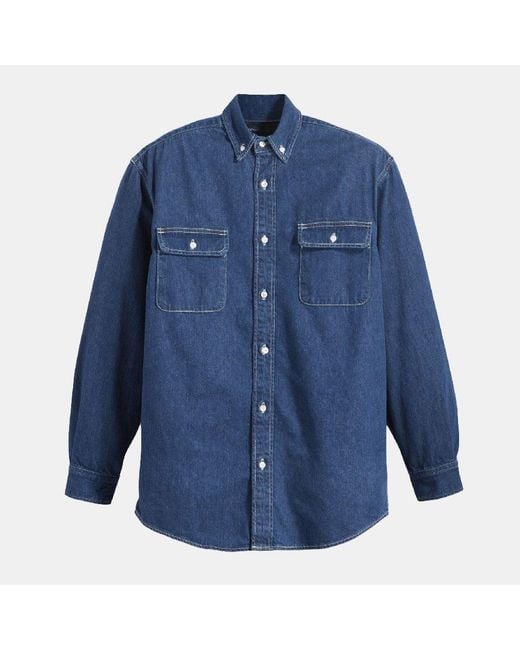 Levi's Blue Lmc Classic Denim Overshirt for men
