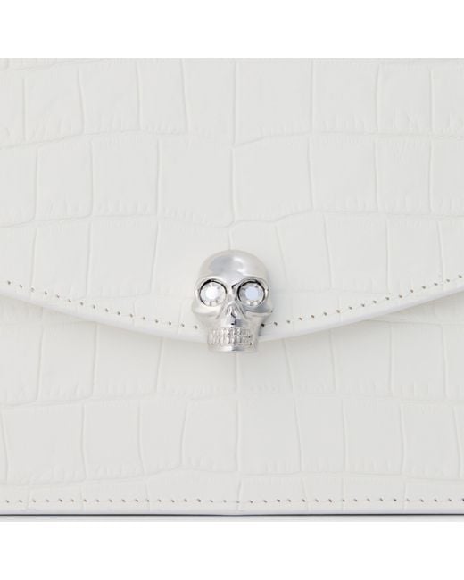 McQueen White Alex Skull T Handle Ld63