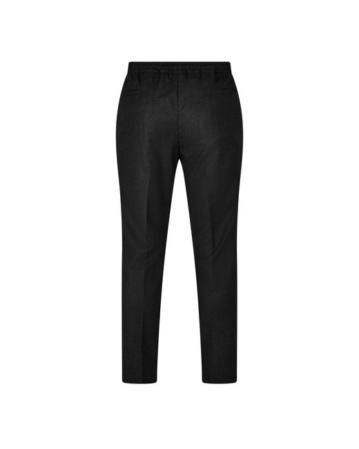 Pal Zileri Black Pal Drawstring Trs Sn64 for men