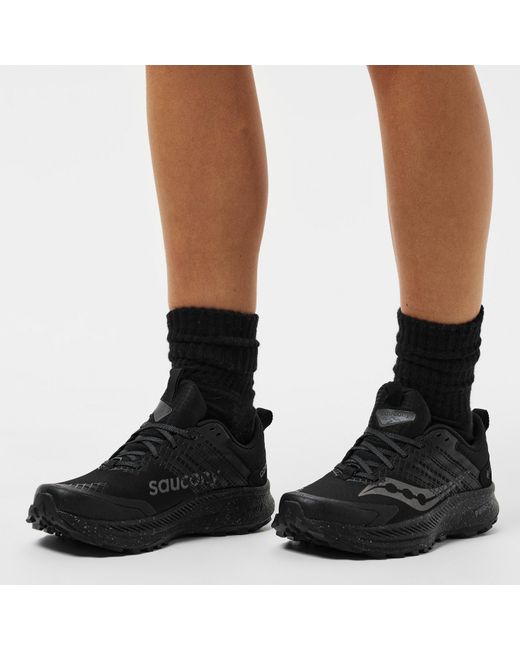 Saucony Black Ride Off-Road Trail Running Shoes