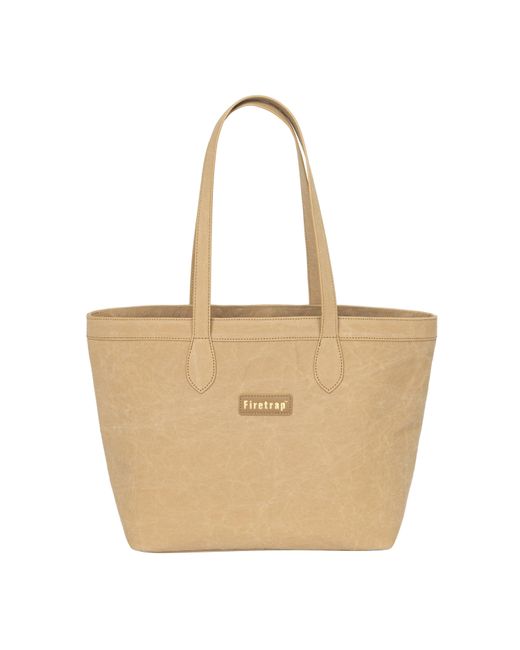 Firetrap Natural Kraft Tote Bag