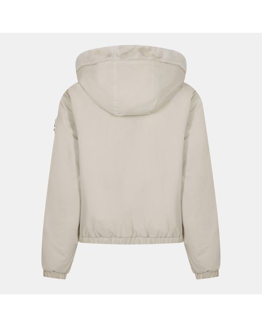 Moose Knuckles Gray Eaaton Bunny Thermal Insulated Bomber Jacket