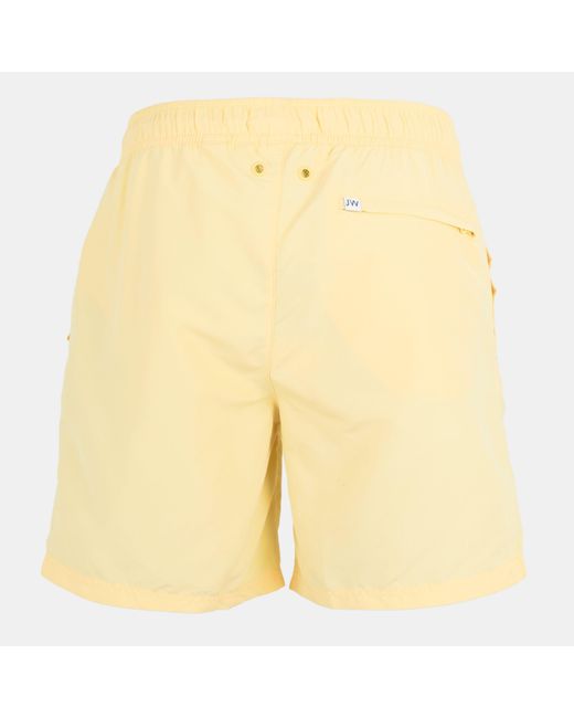 Jack Wills Yellow Mid-Length Swim Shorts for men