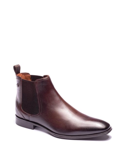 Base London Purple Ellison Chelsea Boot for men